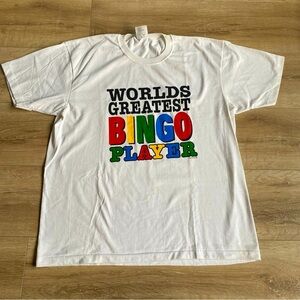 Vintage Worlds Greatest Bingo Player Original Designs teeshirt size large